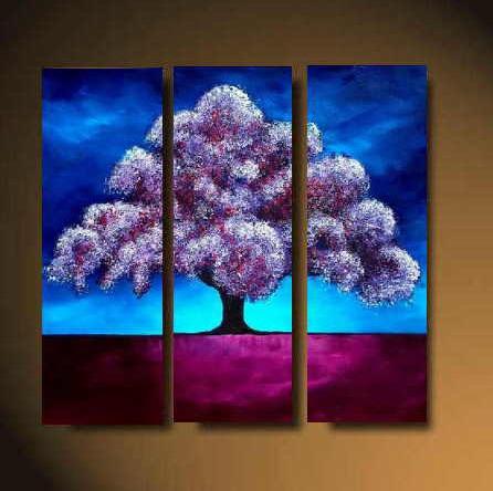 Dafen Oil Painting on canvas tree -set486